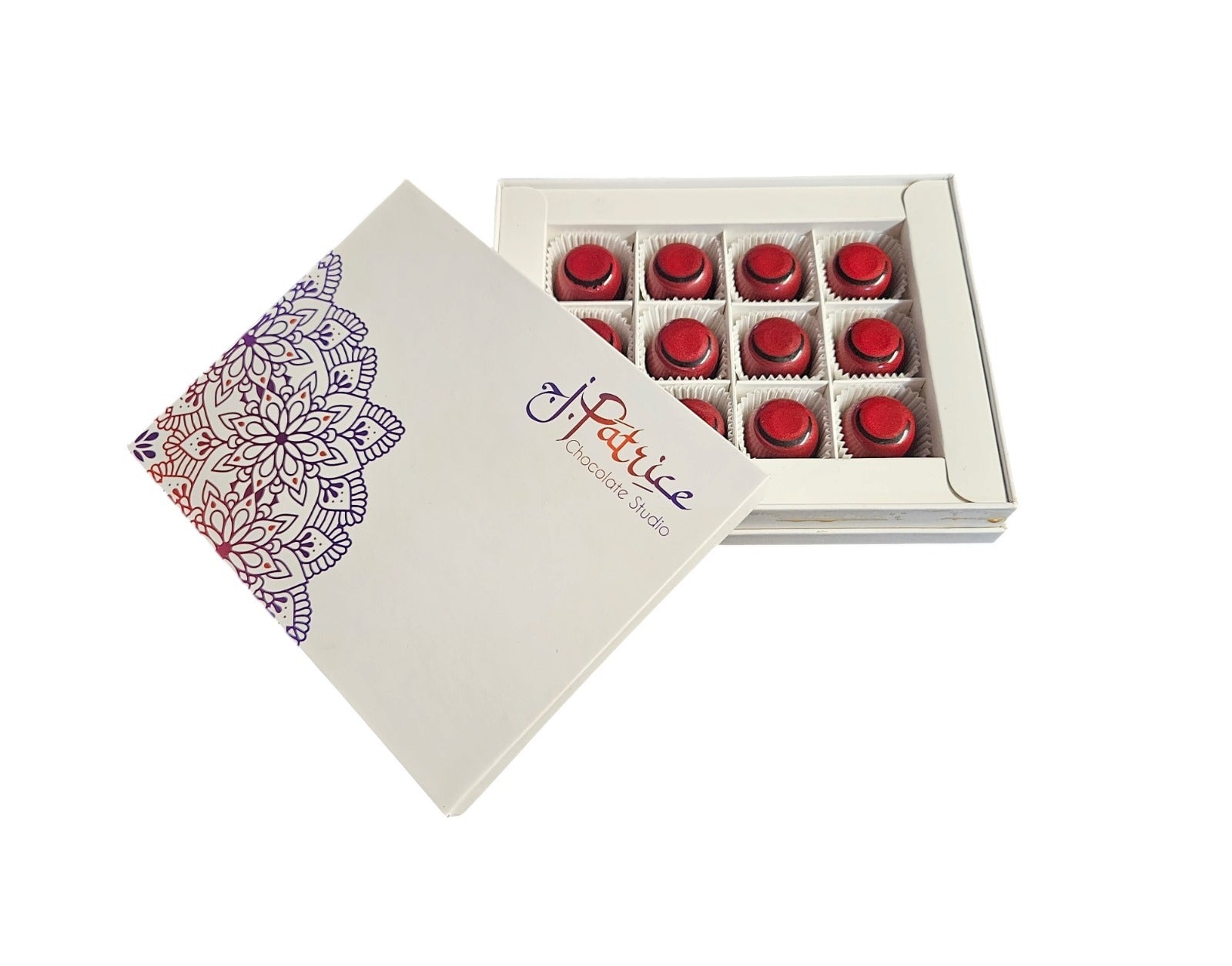 12-piece Cherry Eclipse chocolate box.