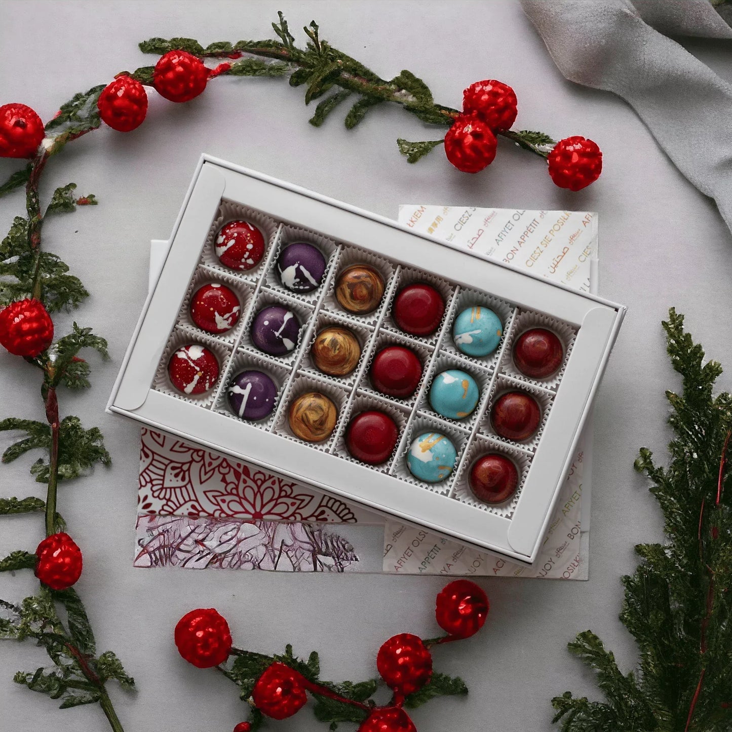 18 pc Holiday Assortment - J. Patrice Chocolate Studio