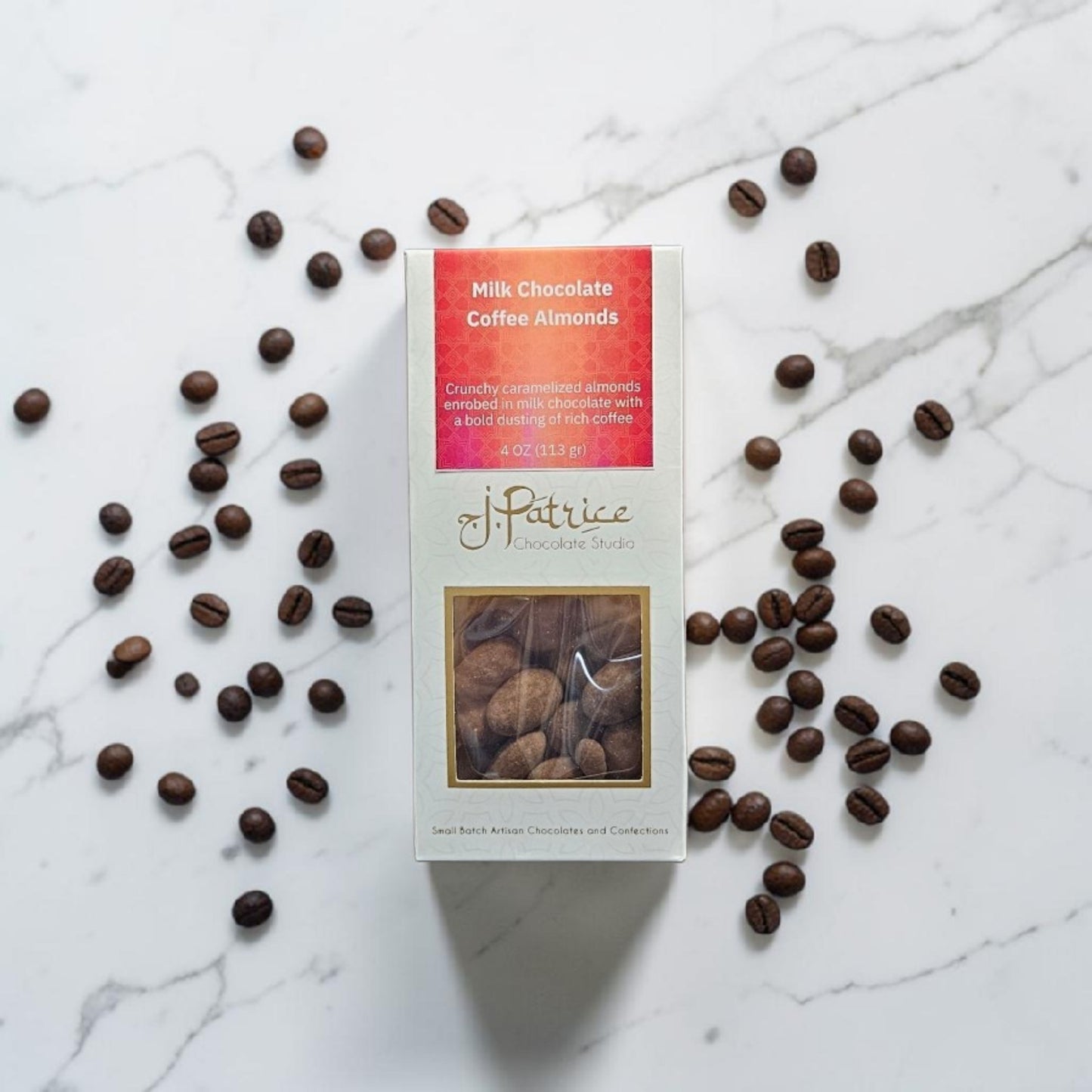 Coffee Almond Dragées — Single-Origin Milk Chocolate