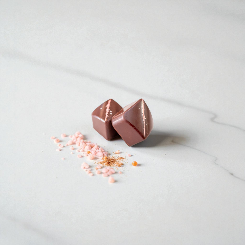 Pink Himalayan Sea Salt Caramel - Milk Chocolate