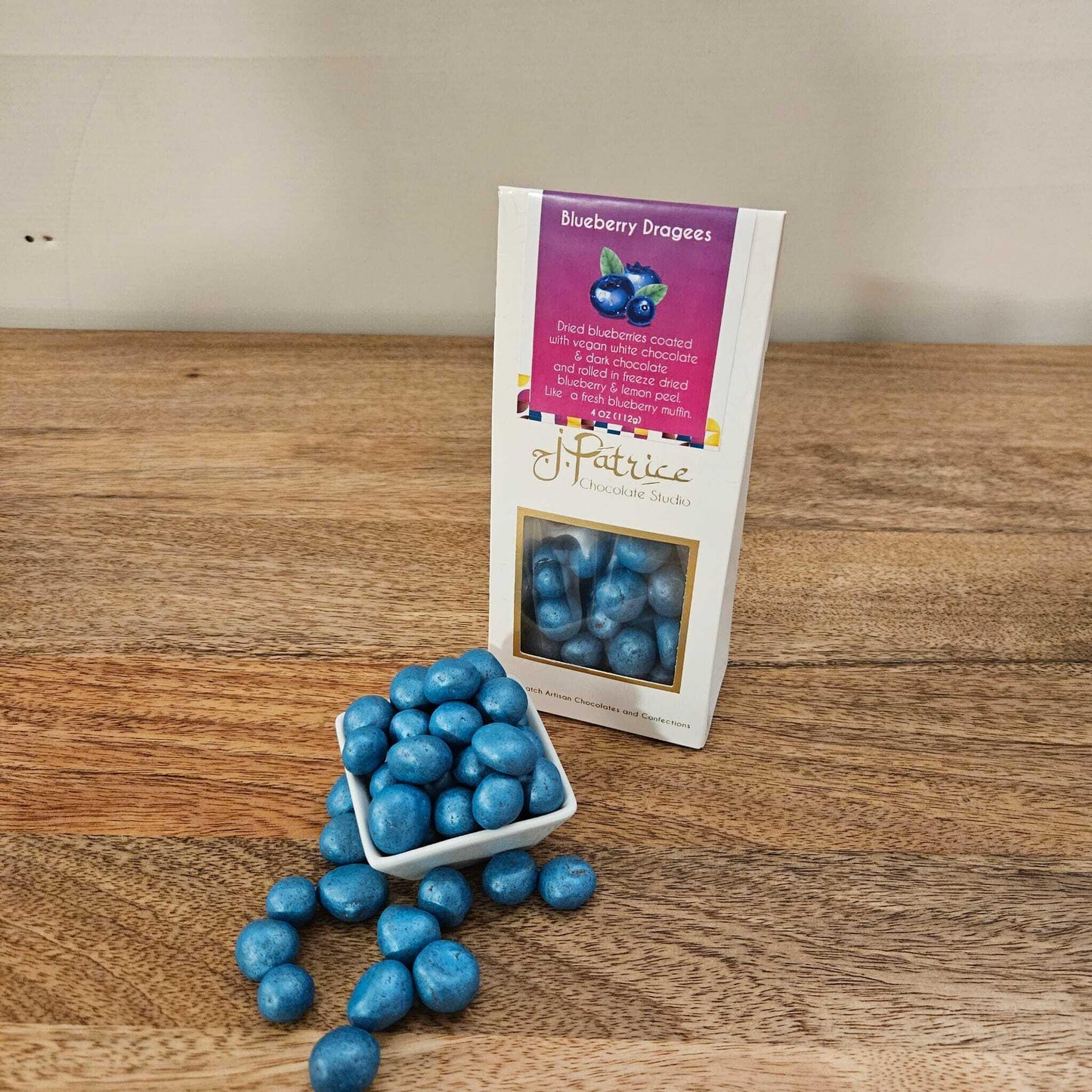 Blueberry Dragees - J. Patrice Chocolate Studio