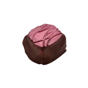 Cherry pecan caramel chocolate in rich coating
