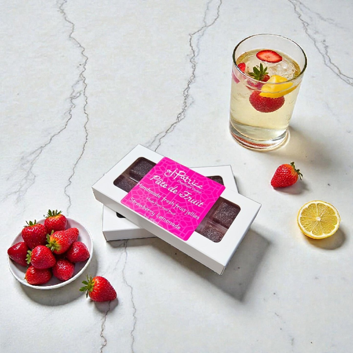Strawberry Lemonade Pate de Fruit