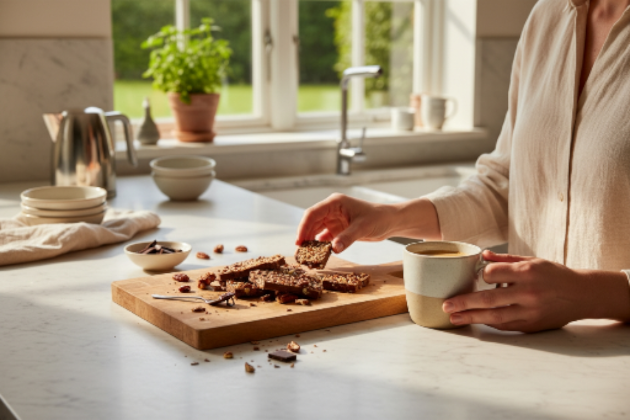 Dark Chocolate Almond Toffee Bark