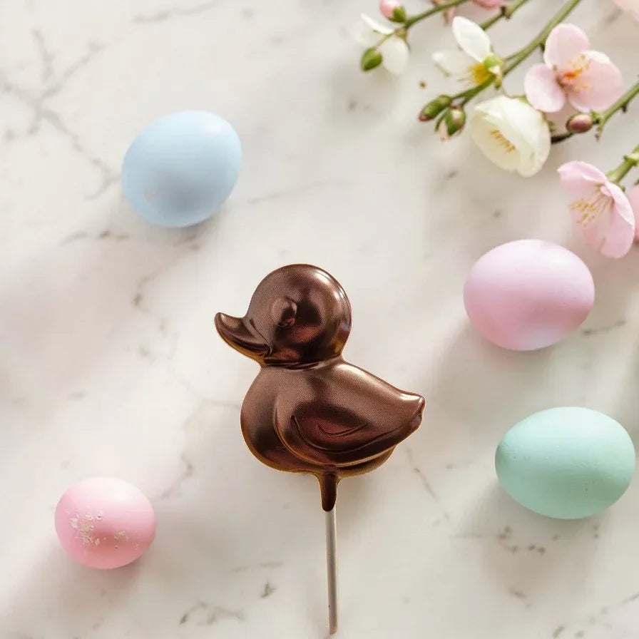 Bronze Duck Chocolate Lollipop - J. Patrice Chocolate Studio