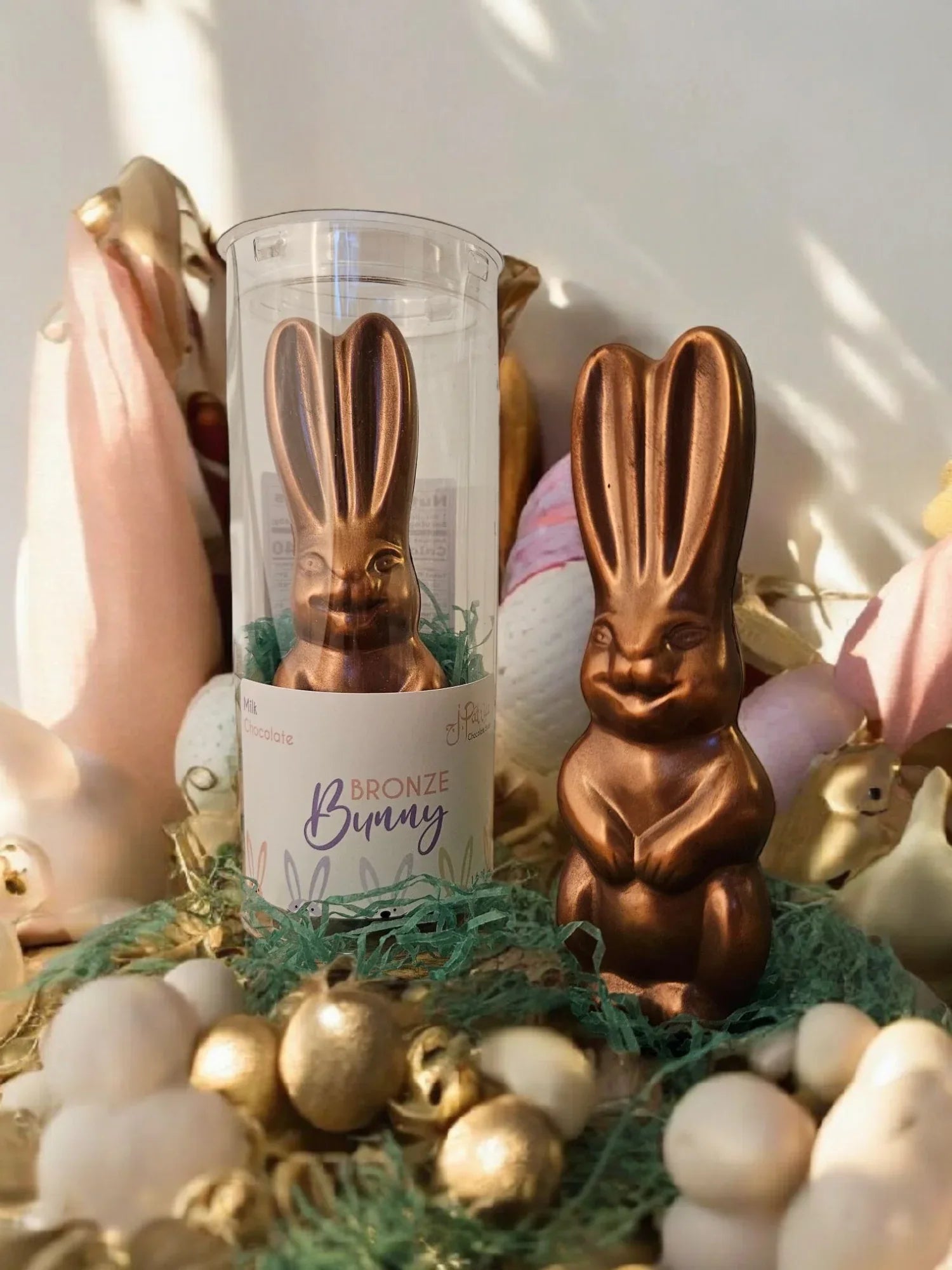 Milk Chocolate Bronze Bunny - J. Patrice Chocolate Studio
