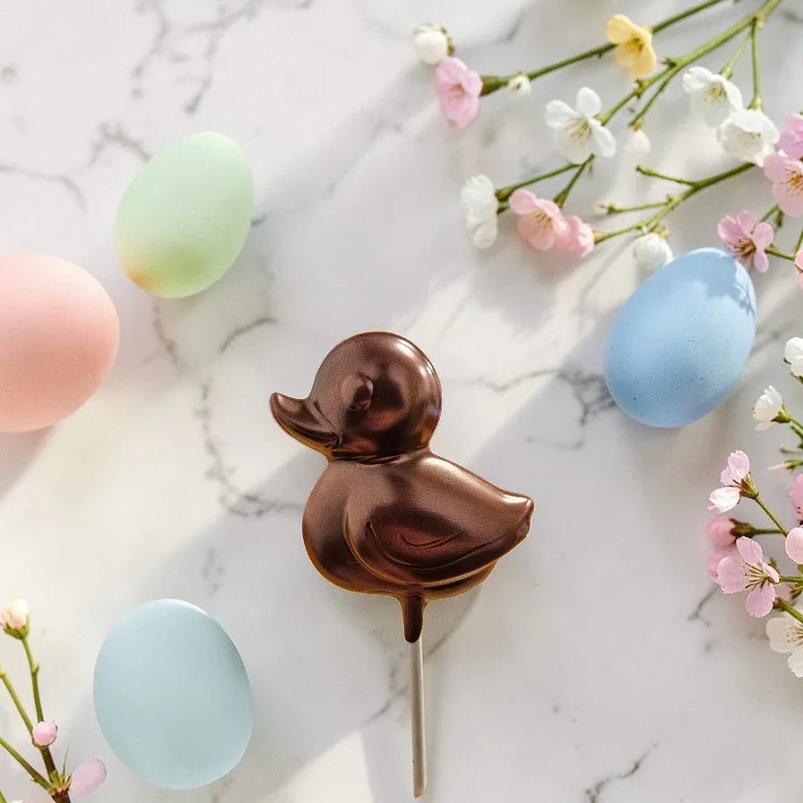 Bronze Duck Chocolate Lollipop - J. Patrice Chocolate Studio