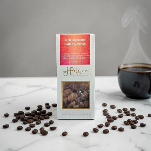 Coffee Almond Dragées — Single-Origin Milk Chocolate