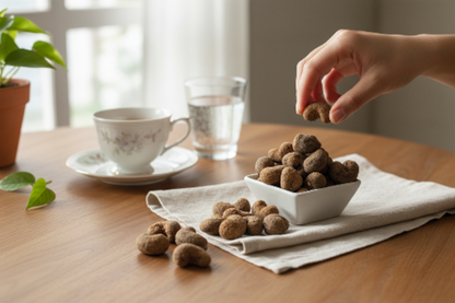 Spicy Dark Chocolate Cashews