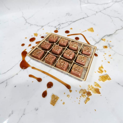 Crispy Caramel Gianduja - Bulk BonBons 12 piece Tray