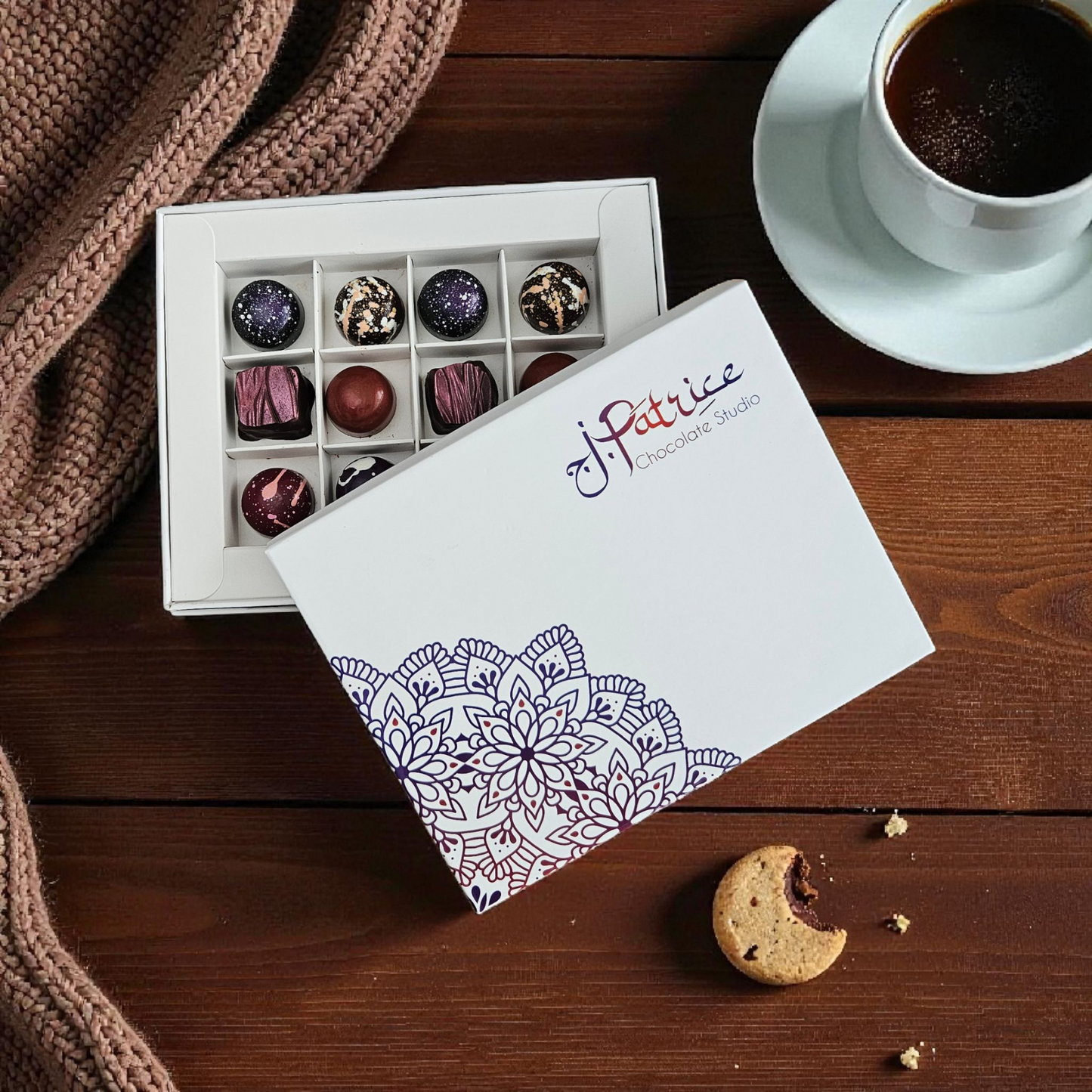 12 Piece Dark Chocolate Collection