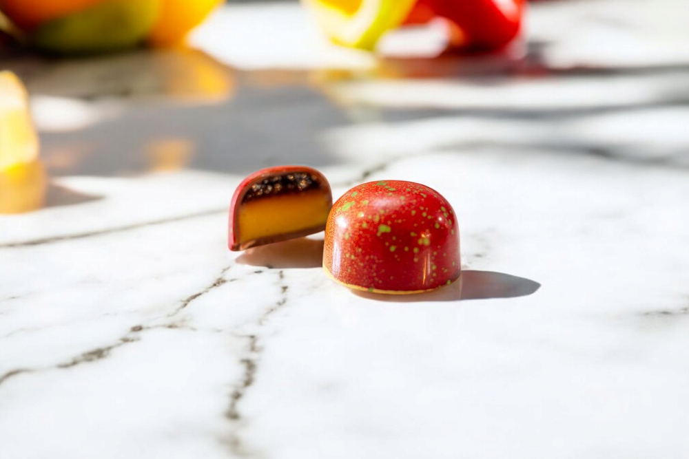 Raspberry Ghost Pepper Mango - Bulk BonBons 12 piece Tray