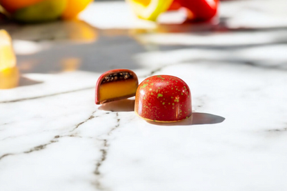 Raspberry Ghost Pepper Mango - Bulk BonBons 12 piece Tray