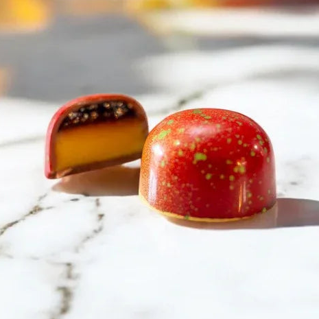 Raspberry Ghost Pepper Mango - J. Patrice Chocolate Studio