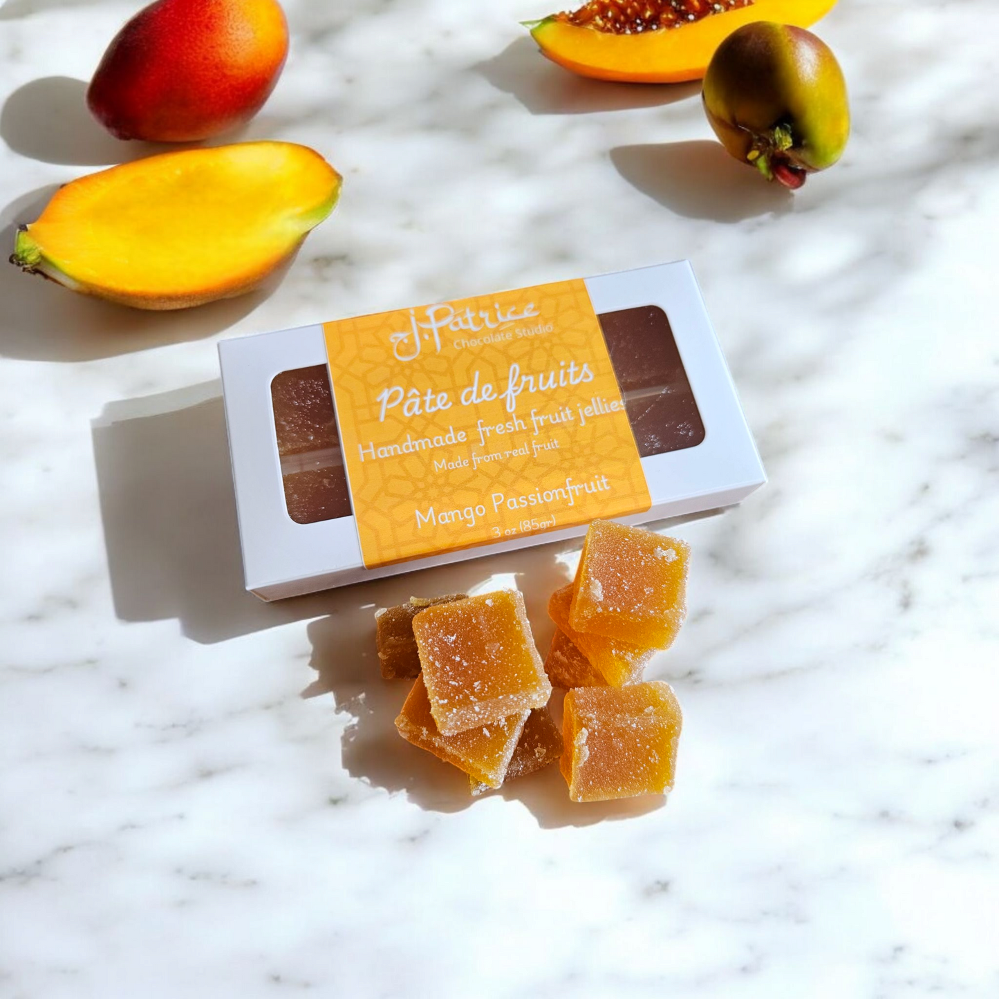 Mango Passionfruit Pâte de Fruit