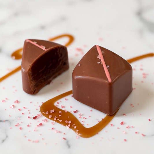 Pink Himalayan Sea Salt Caramel - Milk Chocolate