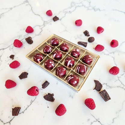Mmm… Raspberry - Bulk BonBons 12 piece Tray