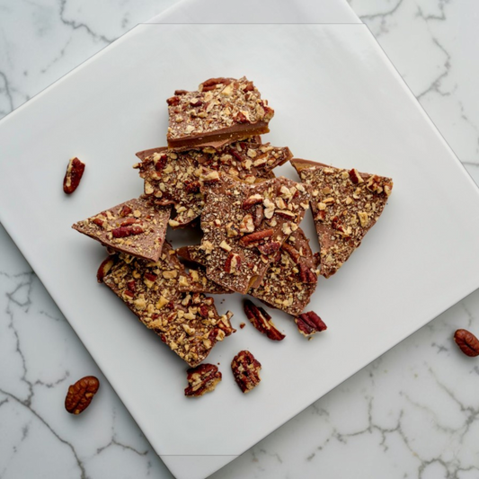 Milk Chocolate Pecan Toffee Bark