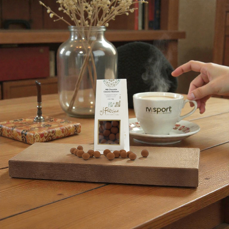 Milk Chocolate Cinnamon Hazelnuts