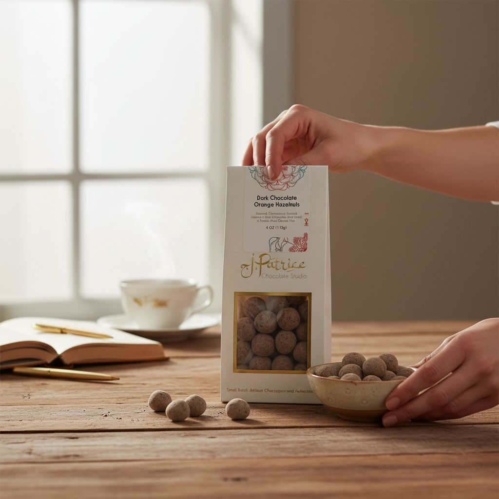 Dark Chocolate Orange Hazelnuts