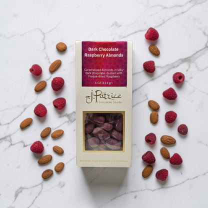 Dark Chocolate Raspberry Almonds