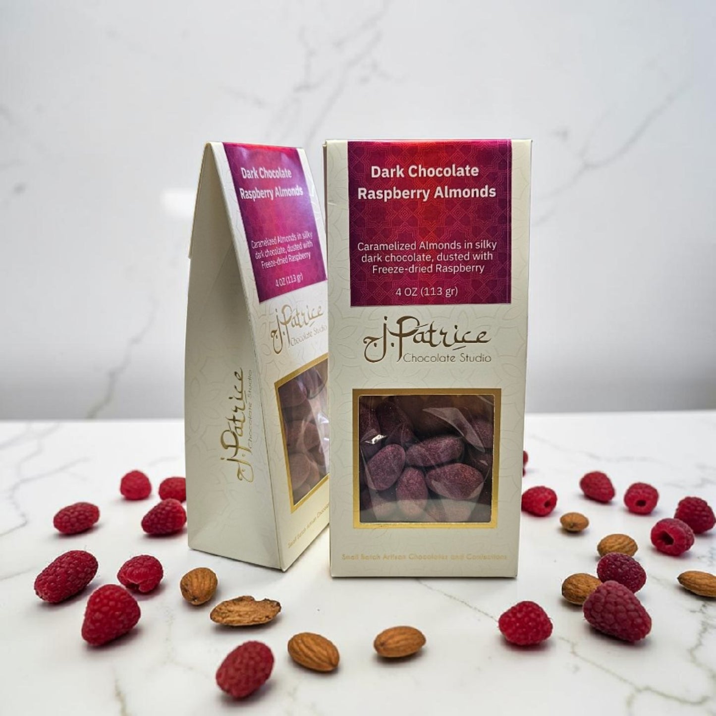 Dark Chocolate Raspberry Almonds