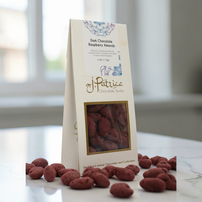 Dark Chocolate Raspberry Almonds