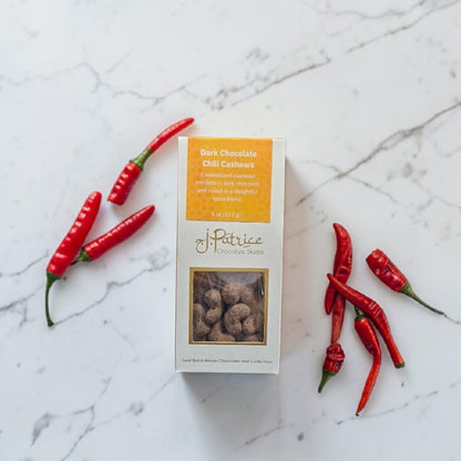 Spicy Dark Chocolate Cashews