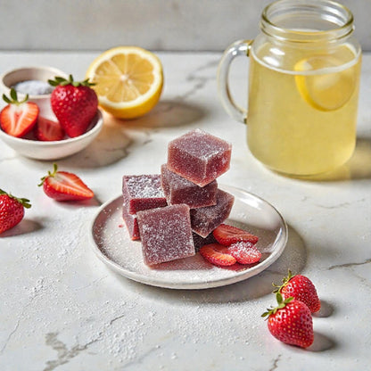 Strawberry Lemonade Pate de Fruit