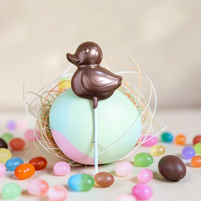 Bronze Duck Chocolate Lollipop - J. Patrice Chocolate Studio